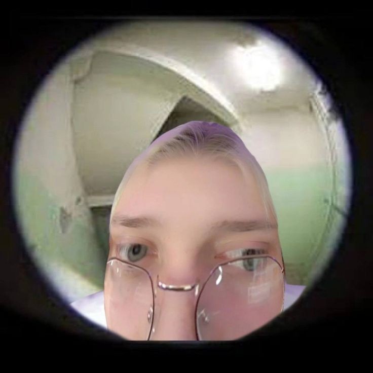 Create meme: view through the peephole, view from door peephole, door peephole meme