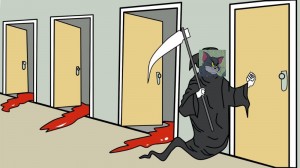 Create meme: death is knocking on the door meme, the grim Reaper, meme the grim Reaper