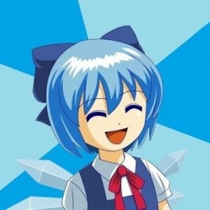 Create meme: cirno touhou, cirno tear, cheesy memes