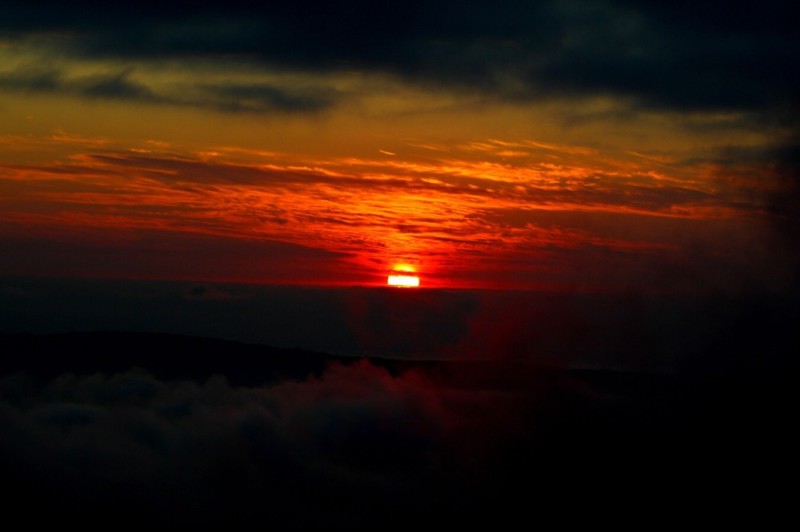 Create meme: red sunset, sunset panorama, sunset sunrise