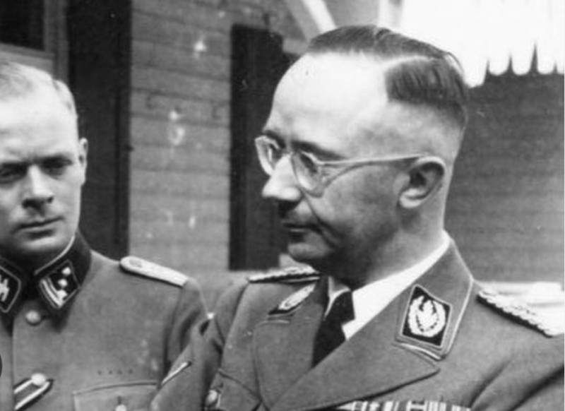 Create meme: himmler tno, Heinrich Himmler hairstyle, Reichsfuhrer SS Heinrich Himmler