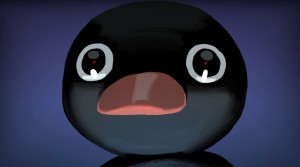 Create meme: pingu, anime