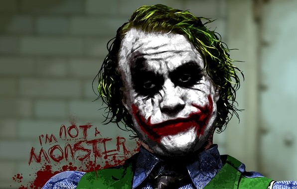 Create meme: the Joker the Joker, Joker , heath ledger joker