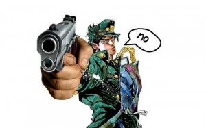 Create meme: jojo poses, jotaro, jojo kujo jotaro, jojo jotaro