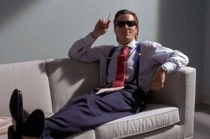 Создать мем: yuppie, патрик бэйтмен, christian bale american psycho