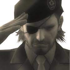 Create meme: solid snake salutes