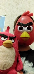 Создать мем: angry birds red, энгри бердс красный злой, angry birds ред