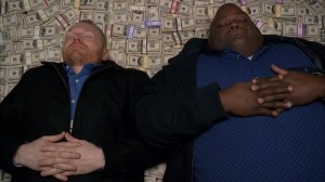 Create meme: the winds are on the money, breaking bad lying on a pile of money, in all serious lots of money