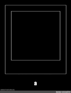Create meme: black frame for meme, Black square, Malevich's black square