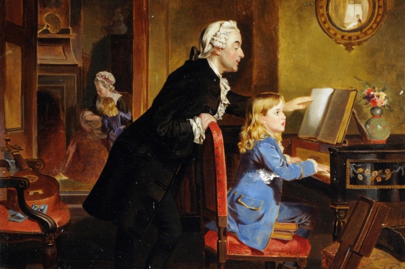 Create meme: Mozart's childhood, wolfgang amadeus mozart biography, Wolfgang Amadeus Mozart 