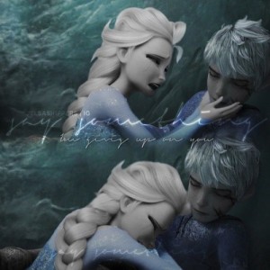 Create meme: Jack and Elsa