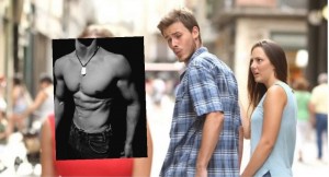 Create meme: david souffle distracted boyfriend, a guy looks at another girl meme, guy