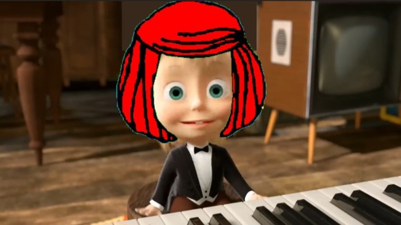 Create meme: Masha and the Bear Episode 19 orchestra rehearsal, The first episode of Masha and the Bear, Masha and the bear orchestra rehearsal