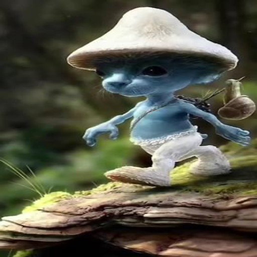 Create meme: Smurfs , fantasy creatures, cute creatures