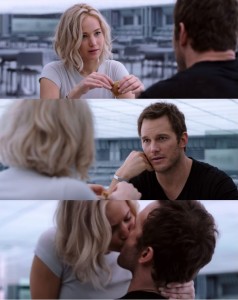 Create meme: meme from the movie passengers