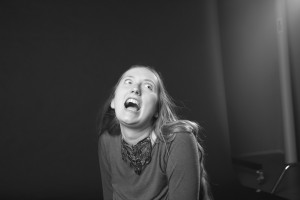 Create meme: the woman screams, woman pain scream, black and white portrait