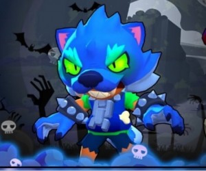 Create meme: Brawl Stars, Leon the werewolf brawl stars, brawl stars leon the werewolf