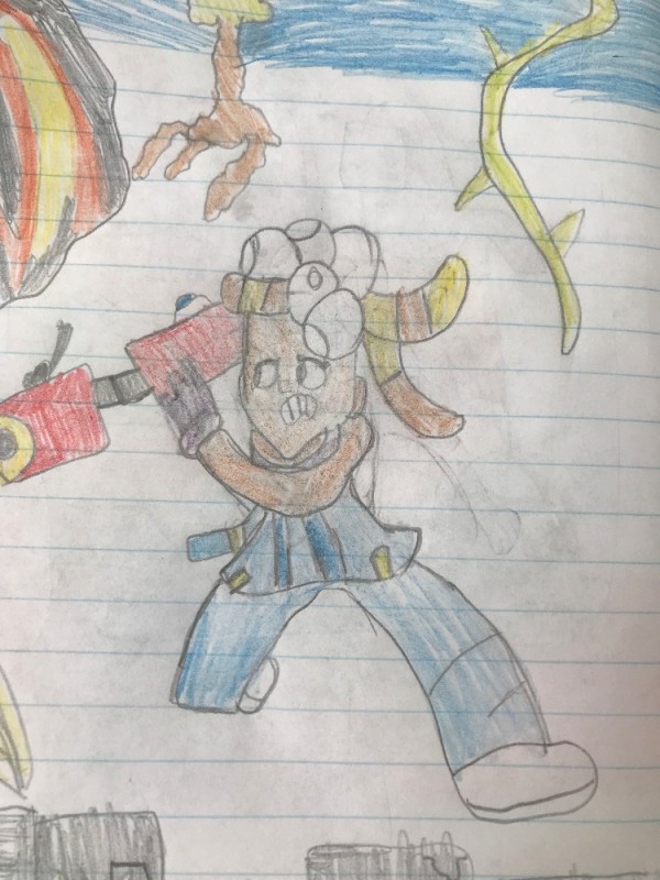 Create meme: the drawings of the characters, dynamic from brawl stars, drawings for typical