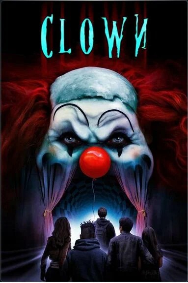 Create meme: it 2017 poster, horror clown, the mad clown