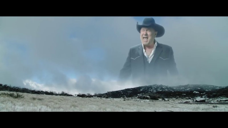 Create meme: cowboy , big enough, screaming cowboy