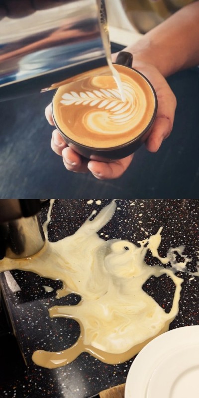 Create meme: latte art, coffee latte art, coffee 