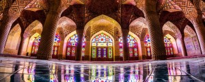 Create meme: Iran, the interior of the mosque in Iran, The mosque Nasir-ol-Molk