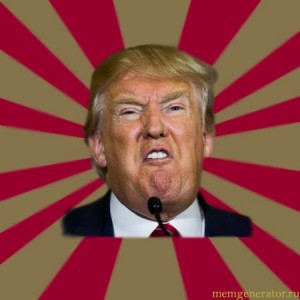 Create meme: Donald trump funny face, trump memes risovac, meme trump APG