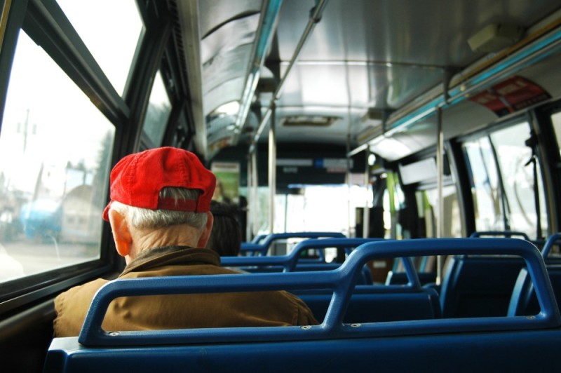 Create meme: pensioners on the bus, public transport , ride the bus