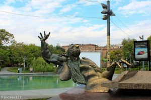 Create meme: monuments to composers, Armenia Yerevan, Arno Babajanyan monument