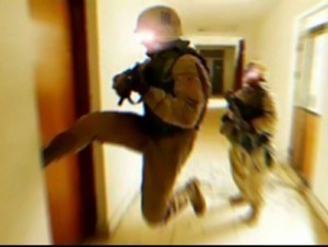 Create meme: blurred image, SWAT busts in the door meme