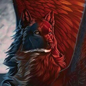 Создать мем: wolf art, red wolf картинки, картинки волка с красными глазами