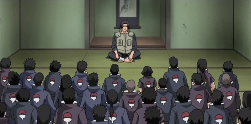 Create meme: uchiha clan meeting, school techniques naruto, naruto shinobi academy