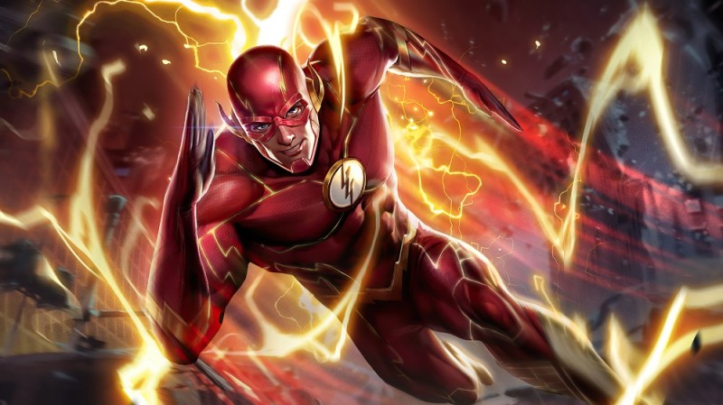 Create meme: flash art, flash superhero, flash