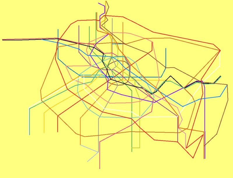Create meme: metro line , metro in 2030 scheme, new york subway map