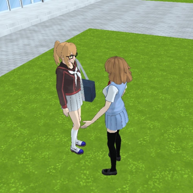 Create meme: yandere simulator characters, yandere simulator school, osana yandere simulator