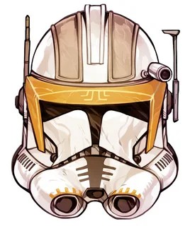 Create meme: star wars clone helmet, Star Wars clone helmet, Cody's clone helmet