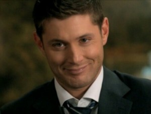 Create meme: Dean Winchester with a grin, gif of sympathy, Dean Winchester yes