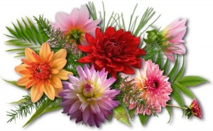 Создать мем: открытка букет цветов, поздравление цветы, открытка цветы