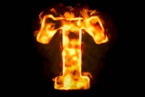 Create meme: letter t on fire pictures, Burning Flame, burning letter t