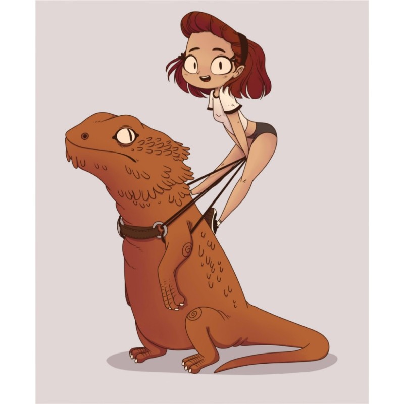 Создать мем: классные динозавры, рисунки арт, adobe illustrator