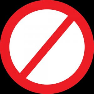 Create meme: prohibition signs, sign of ban