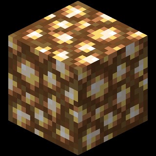 Create meme: glowstone minecraft, blocks of minecraft lightstone, ore in minecraft