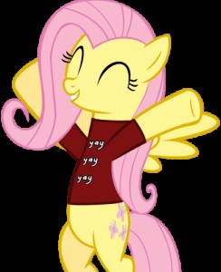 Создать мем: apple bloom, fluttershy vector, пони пони