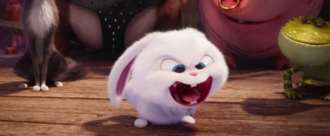 Создать мем: кролик снежок, тайная жизнь домашних животных кролик, снежок тайная жизнь домашних животных
