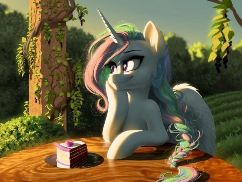 Создать мем: my little pony принцесса селестия, млп принцесса селестия, пони арт