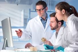 Create meme: scientist , scientists in the laboratory, young scientist