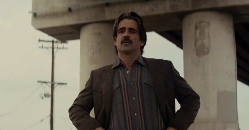 Create meme: true detective meme, Colin Farrell MEM, factory worker well, well, yes