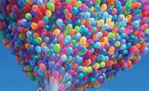 Создать мем: шары, много воздушных шаров с днем рождения, шарики