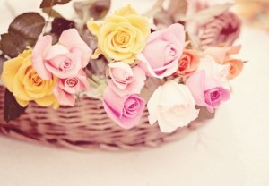 Create meme: roses, flowers, pink bouquet