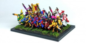 Создать мем: warhammer miniatures, вархаммер фэнтези бретония пехота, warhammer fantasy battles остермарк